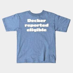 Lions Decker reported eligible Kids T-Shirt